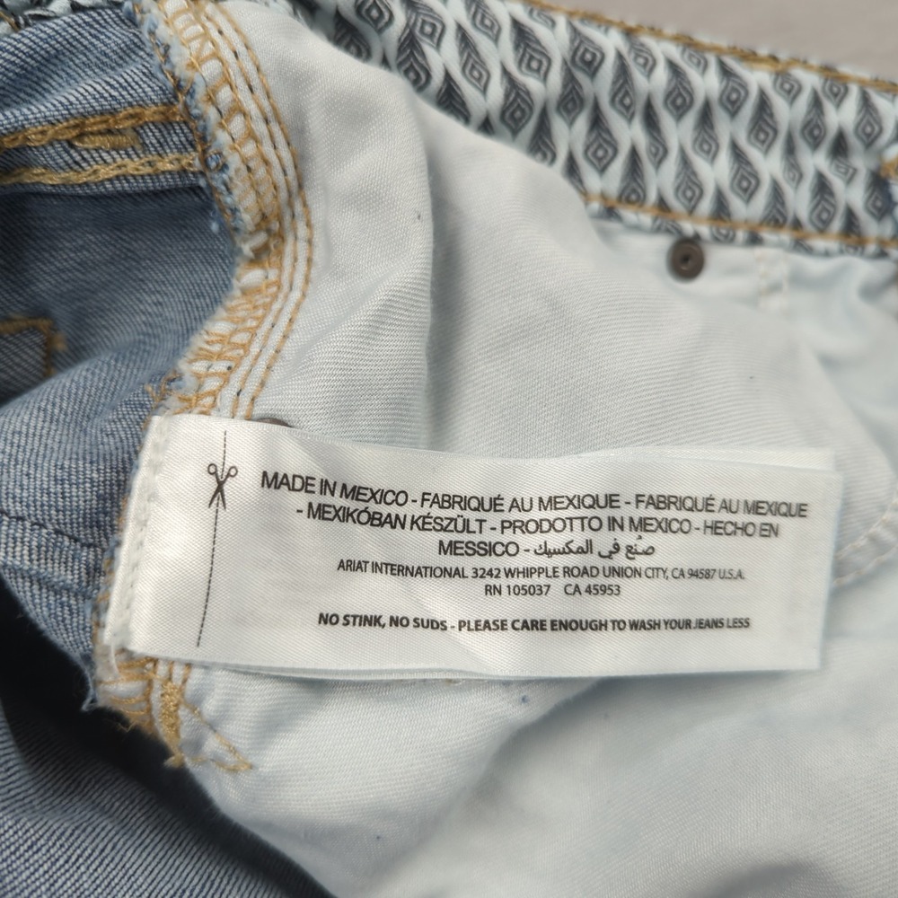 Ariat Jeans Womens 31 Blue Boot Cut Western Cowgirl Real Denim Rodeo New - Picture 11 of 16
